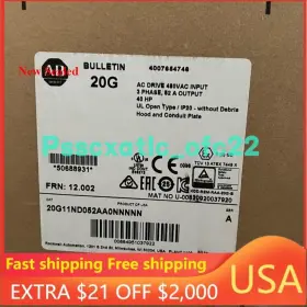 20g11nd052aa0nnnnn-lkjo21f3 20g11nd052aa0nnnnn Ser A Power Flex 755 480v Ac 40hp Us Free Tax