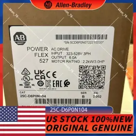 25c-d6p0n104-42ua5c0u Ab-other New Sealed Allen Bradley 25c-d6p0n104 Ser B Powerflex 527 Ac Drive 3hp Vfd
