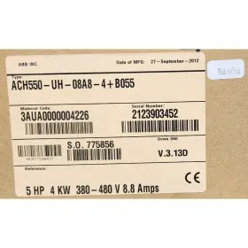 Ach550-uh-08a8-4 Abb B055 480v 5hp 4kw Vfd Variable Frequency Ac Drive #2