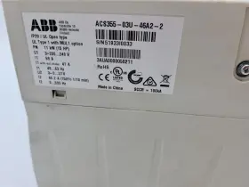 Acs355-03u-46a2-2 Abb Ac Drive 46.2a 240v 0-599hz 11kw 15hp Ip20/ul Open Type #3
