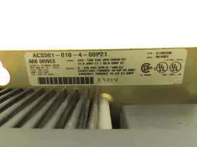 Acs501-010-4-00p21 Abb Ac Variable Frequency Drive 10hp 3ph 440-500v 14a Acs 500 #2