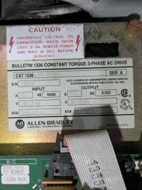 1336-b007-ead-s1 Allen-bradley Bulletin 1336 Catb007-ead-s1 Constant Torque 3ph Ac Drive Series A #2