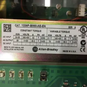 1336f-b060-ae-en Allen-bradley Ser.a 1336 Plus Ii Ac Drive 54-68kva #2