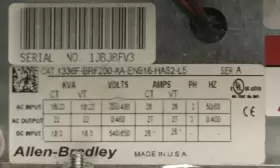 1336f-brf200-aa-en916-has2-l5 Allen-bradley 1336 Plus Ii Adjustable Freq Drive #3