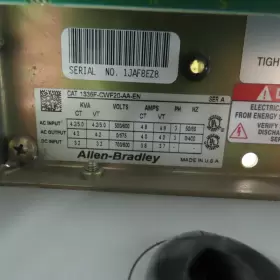 1336f-cwf20-aa-en Allen Bradley 500/600v Input 3ph Frequency Drive 0/400hz #2