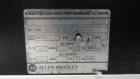1392-b040-rf-mc-b-d1-f1-f4 Allen Bradley 1392b040rfmcbd1f1f4 Ac Drive 480vac In 440v 19a 0-200hz Out #2