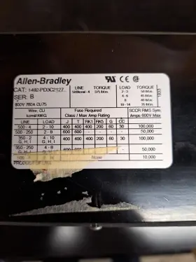 1492-pd3c217 Allen-bradley Series B