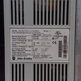 20ac1p3a0aynannn Allen Bradley Powerflex 70 Ac Drive Used Ser A #2