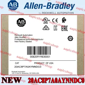 20ac8p7a0aynndc0 Allen-bradley Brand New Powerflex 70 Ac Drive 8.7 A At 4 Kw 20a