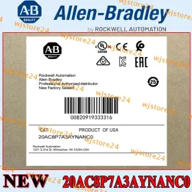 20ac8p7a3aynanc0 Allen-bradley New Sealed Powerflex 70 Ac Drive 8.7a At 4kw 20a