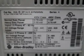 20ad2p1a0aynnnn Allen-bradley 1hp Power Flex 70 3-phase Drive Ab Stk K-758-a #3
