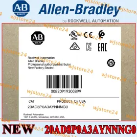 20ad8p0a3aynnng0 Allen-bradley New Sealed Powerflex 70 Ac Drive 8 A At 5 Hp 20a