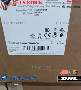 20bc085a0aynanc0 Allen-bradley New Powerflex 700 Ac Drive 85 A 45 Kw 20b