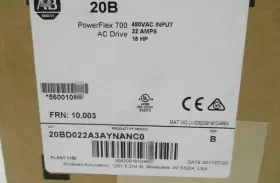 20bd022a3aynanc0 Allen-bradley Original New F/w 10.003 Nsmp Free Shipping