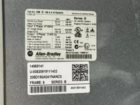 20bd156a0ayanc0 Allen-bradley Ser.b Ac Drive 156a 480vac 60hz #3
