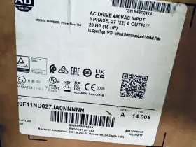 20f11nd027ja0nnnnn Allen-bradley Ac Drive Powerflex 753 15kw/20 Hp
