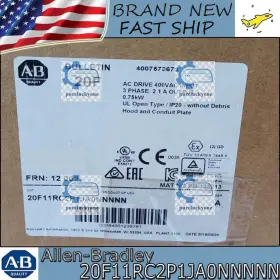 20f11rc2p1ja0nnnnn Allen-bradley New Sealed Powerflex Air Cooled 753 Ac Drive