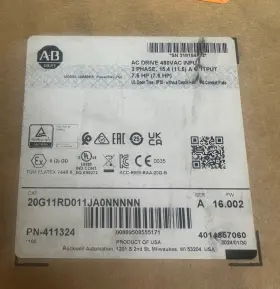 Allen-bradley 20g11rd011ja0nnnnn 7.5hp - Power Flex 755 480v 3phs New Sealed