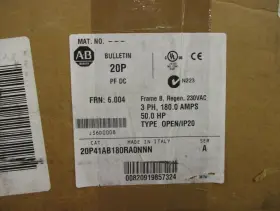 20p41ab180ra0nnn Allen-bradley New In Box Powerflex Dc Drive 50hp Free Ship