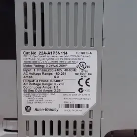 22a-a1p5n114 Allen Bradley Powerflex 4 Ac Drive Used Ser A #2