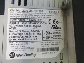 22a-d4p0h204 Allen-bradley New Free Shipping In Box Factory Sealed Plc
