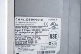 22b-d4p0c104 Allen-bradley Powerflex 40 Ac Drive #3