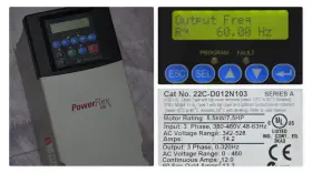 22c-d012n103 Allen-bradley 22c-d012n103/a Powerflex 400 7.5 Hp Series A Frn 6.01 Tested Good