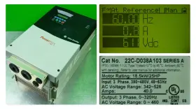 22c-d038n103 Allen-bradley 25hp Powerflex 400 Frn 6.01 Tested Good