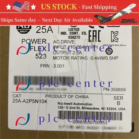 25a-a2p5n104 Allen-bradley 1pc Original One-year Warranty Free Shiping