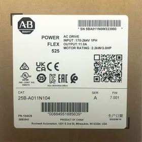 25b-a011n104 Allen-bradley Powerflex 525 Ac Drive 25ba011n104 New #2