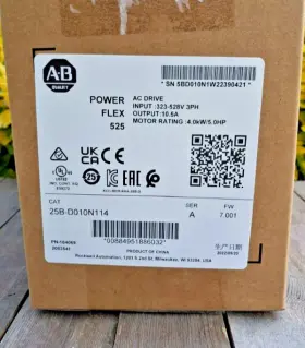 Allen-bradley 25b-do10n114 Us Ship Power Flex 525 Ac Drive Factory Sealed 2022