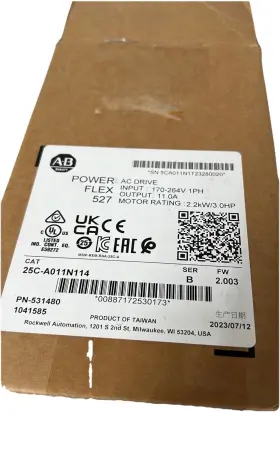 25c-a011n114 Allen Bradley New Free Shipping In Box Factory Sealed Plc