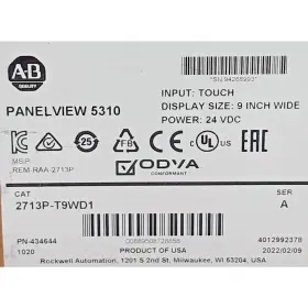 2713p-t9wd1 Allen-bradley Panelview 5310. 9 In 2713pt9wd1 Brand New Stock
