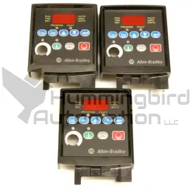 3308012400tl02 Allen-bradley Powerflex 4 Ac Drive 22a- Face Plate Lot Of 3