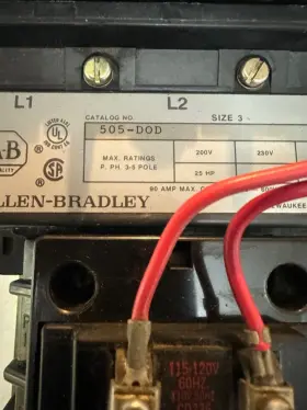 505-dod Allen-bradley Size 3 Reversing Starter #2