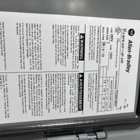 512-bfb-a2f-1-6p-24r Allen-bradley Fusible Motor Starter With Start Stop Station #3