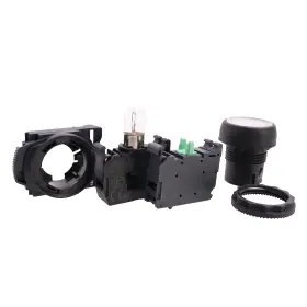800fp-lf7pd3cx10 Allen Bradley Illuminated Flush Push Button Clear Transparent