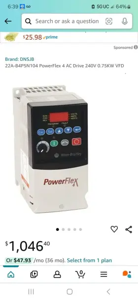 B4p5n104 Allen-bradley Series A