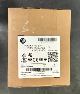22a-v4p5n104 Allen-bradley Iillc-005585 22a-d8p7n104 2023 Surplus Sealed Powerflex 4 Ac Drive 1.0hp 120v