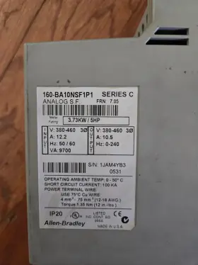 160-ba10nsf1p1 Allen-bradley / Rockwell Automation /c 5 Hp Ac Drive 460 Volts 3 Phase 10.5 Amps #2