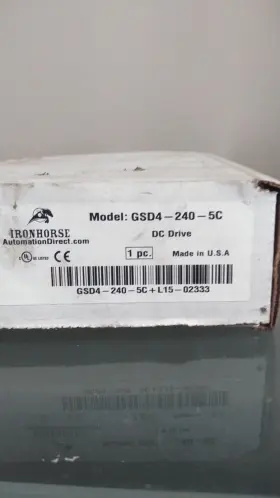 Gsd4-240-5c Automationdirect Gsd4 Automation Direct Dc Drive Ironhorse