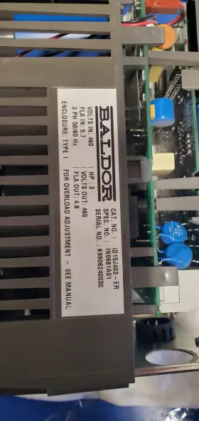 Id15p403-er Baldor 3 Hp 460v Adjustable Speed Inverter Drive #3