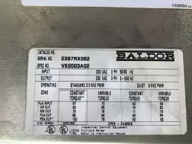 4555-180 Baldor Inv-0020 Baldor/fadal 10k Rpm Y/d 15ht With 1 Year Warranty #3