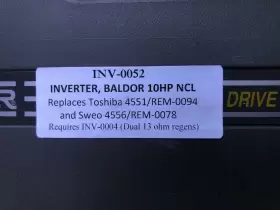 Inv-0052 Baldor Baldor/fadal 10hp 240v Ncl Ac Spindle Drive With 1 Year Warranty #2