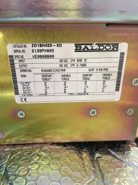 Zd18h420-eo Baldor Zd18h420-e0 Vector Drive 460vac 3ph 50/60hz 20hp #3