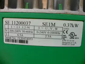 Se11200037 Control Techniques 11200037 Commander Se 1m 37 Kw Filter 220 -240 V #3