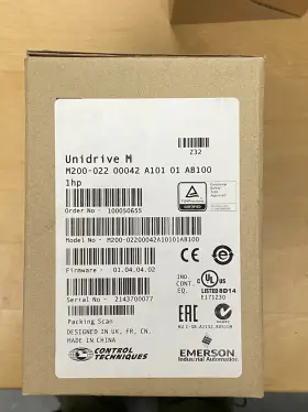Control Techniques M200-02200042a10101ab100 1hp Unidrive M200 Surplus Inventory