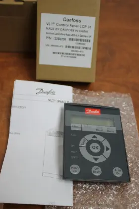 132b0090 Danfoss Control Panel Lcp 31 With Rj45 Conversion Cables And Mounting Plate Kit