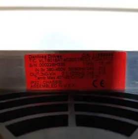 178b5994 Danfoss Vlt 8000 Aqua Pump Drive 15hp/11kw 3ph 380-480vac 24-21a #2