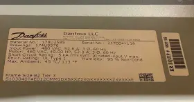 217004y139 Danfoss 178u2585 Vlt Refrigeration Drive 460v Serial Number #3